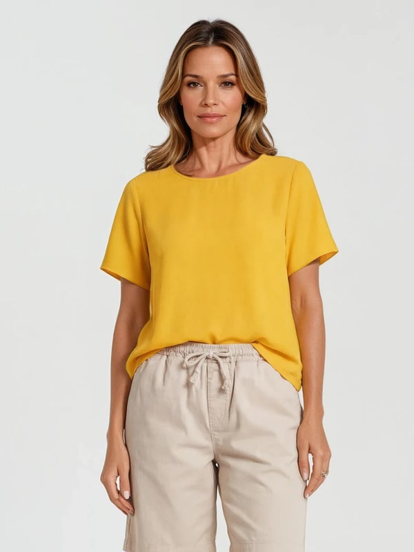 Essi-silkki-T-paita, tangeriini