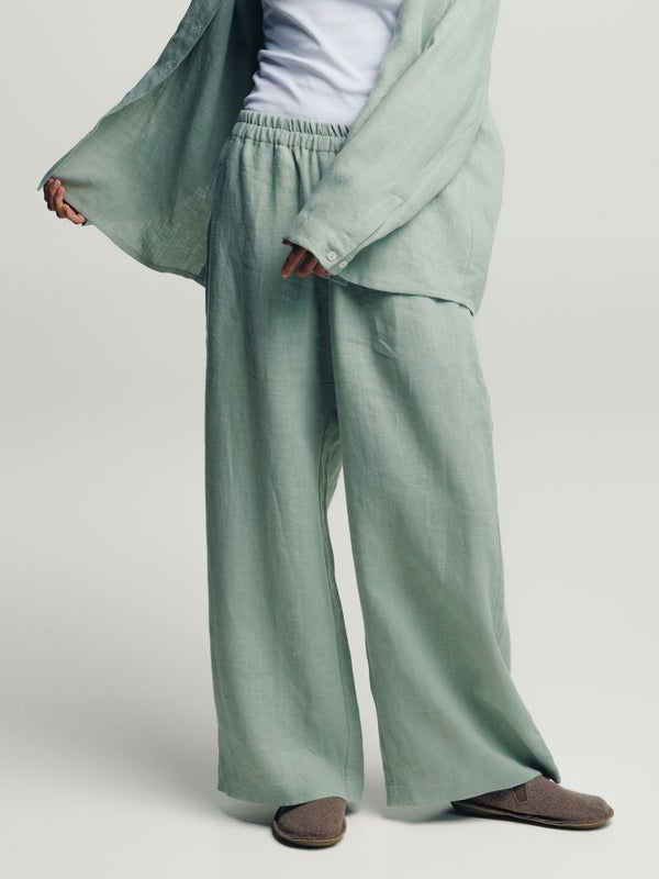 Kielo-pellavahousut, h2o