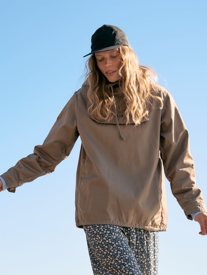 Anorakki, taupe