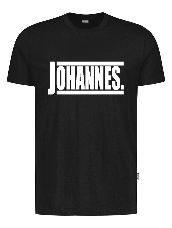 Johannes Piste -klassikko-T-paita, musta