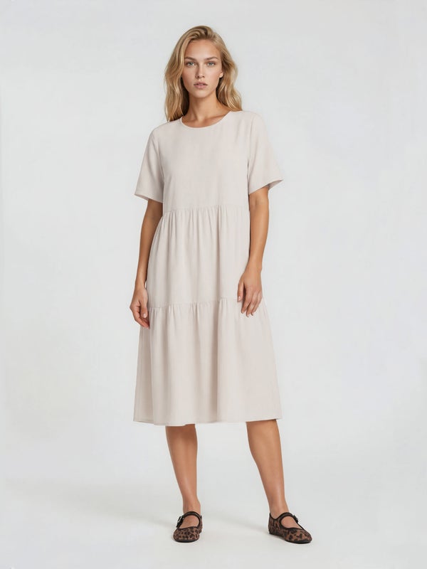 Selma-puolipellavamekko, koivu