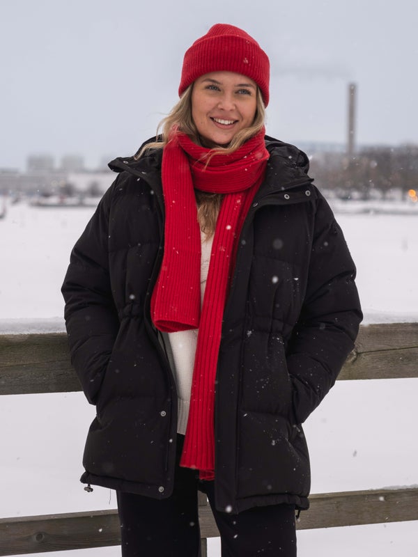 Vaala-untuvatakki, musta