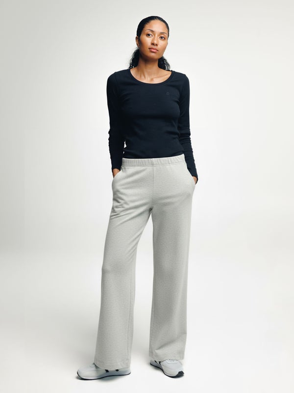 Evelia-stretch-housut, savunharmaa