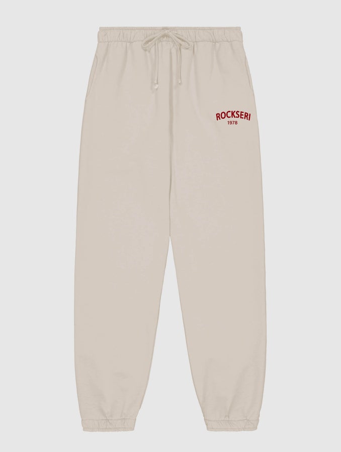 Aika-collegehousut, koivu / loimu