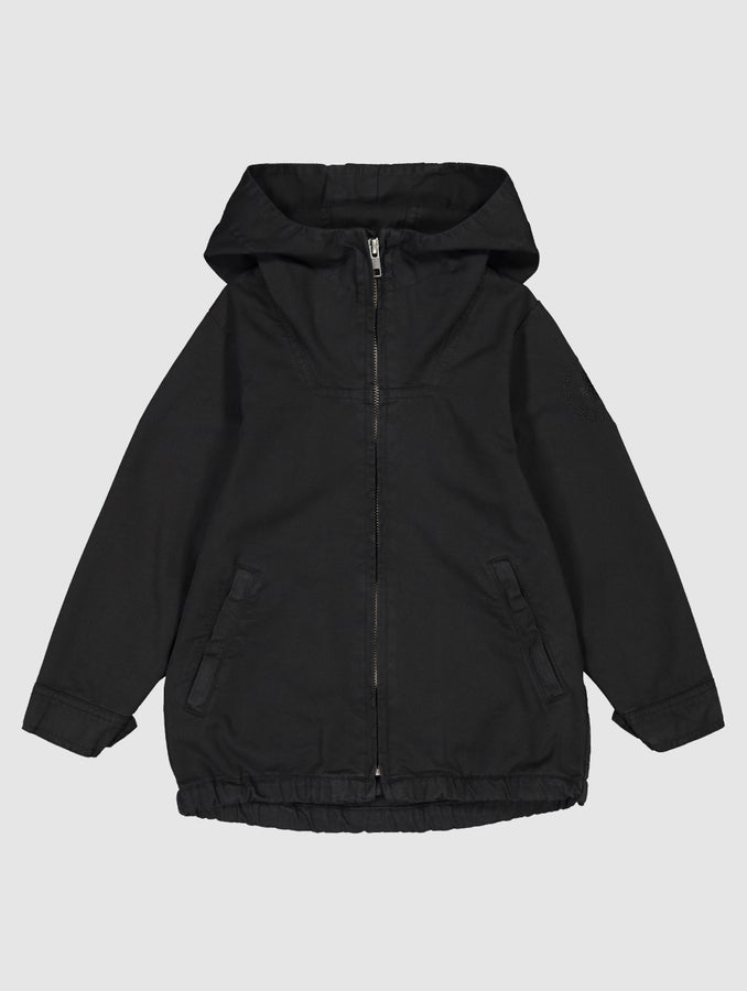 Lasten vetoketjuanorakki, musta