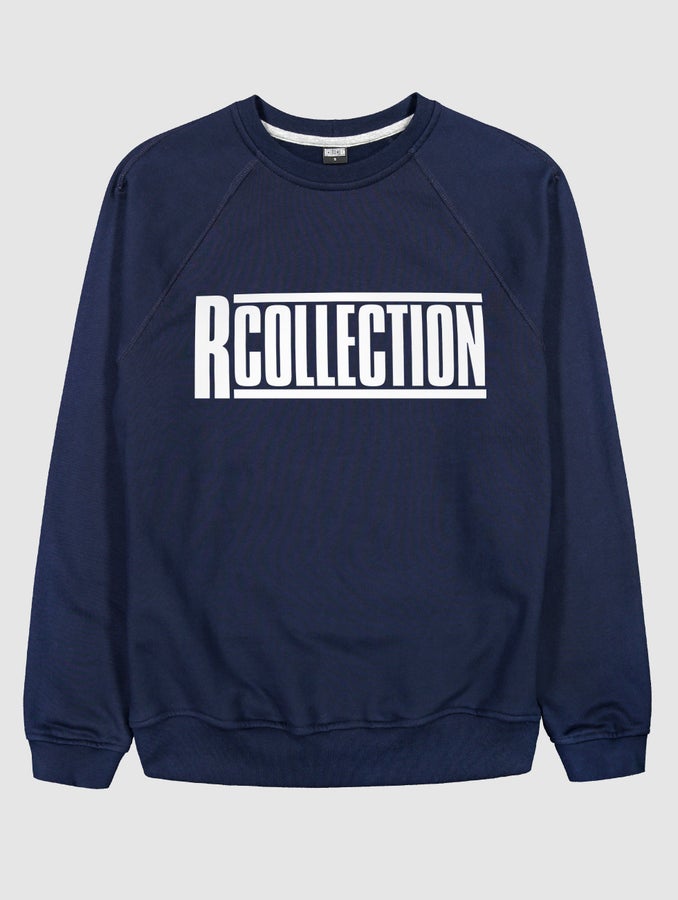 Logocollege, tummansininen / valkoinen RC