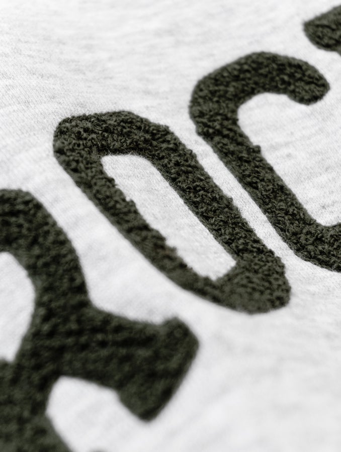 Aika-collegepaita, marmorinharmaa / chenille