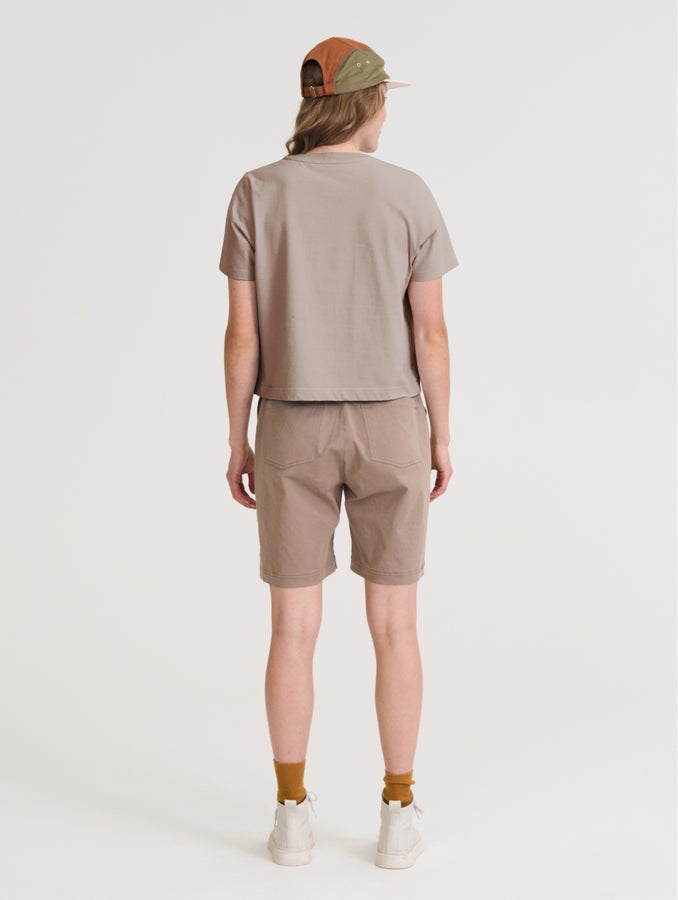 Janni-shortsit, taupe