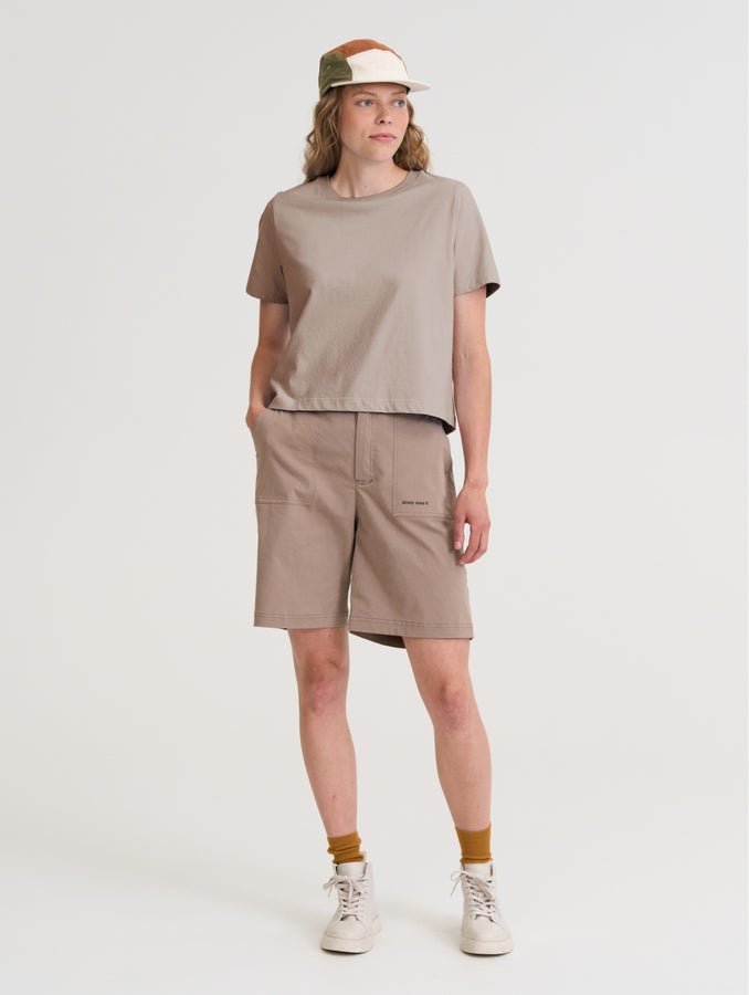 Janni-shortsit, taupe