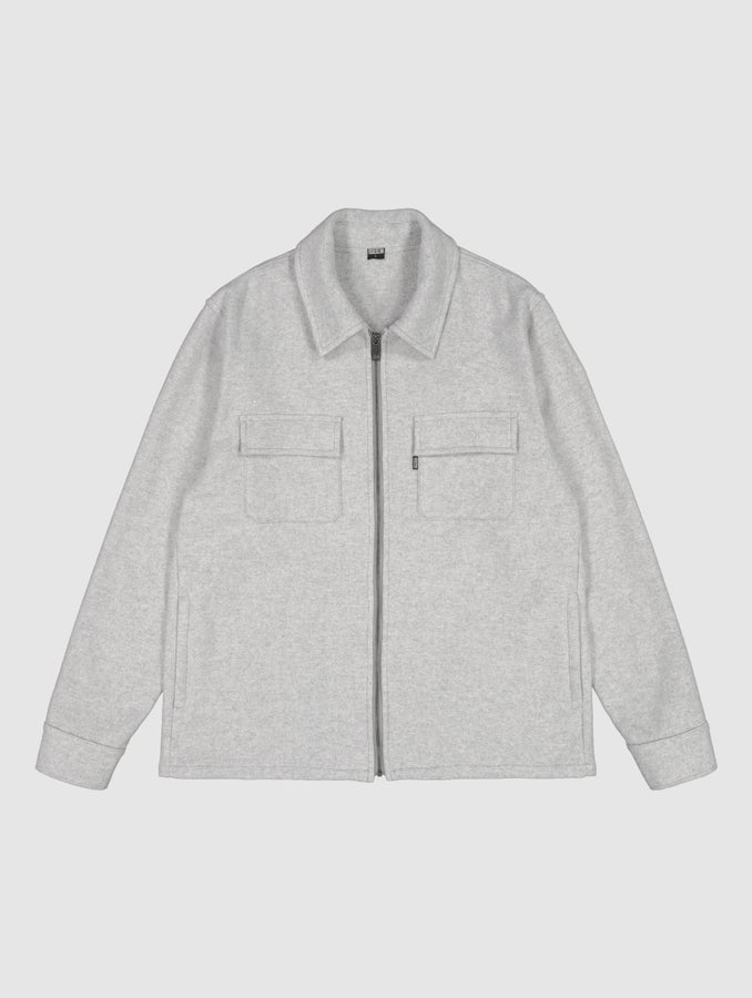 Jesper-villasekoitepaitatakki, marmorinharmaa