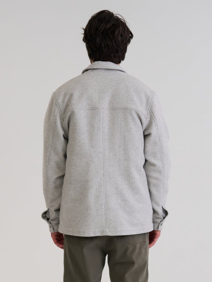 Jesper-villasekoitepaitatakki, marmorinharmaa