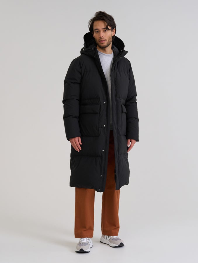 Kainuu-untuvatakki, musta