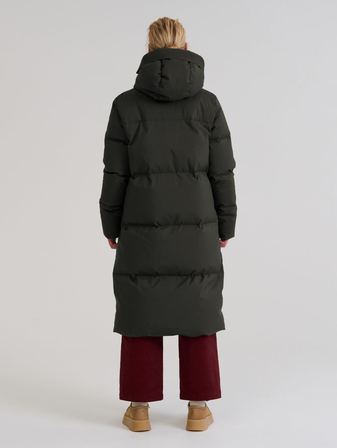 Kainuu-untuvatakki, harmaanvihre&auml;