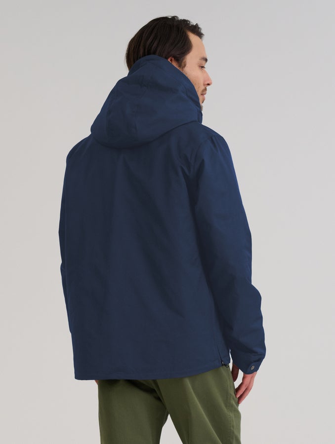 Lehto-anorakki, musteensininen