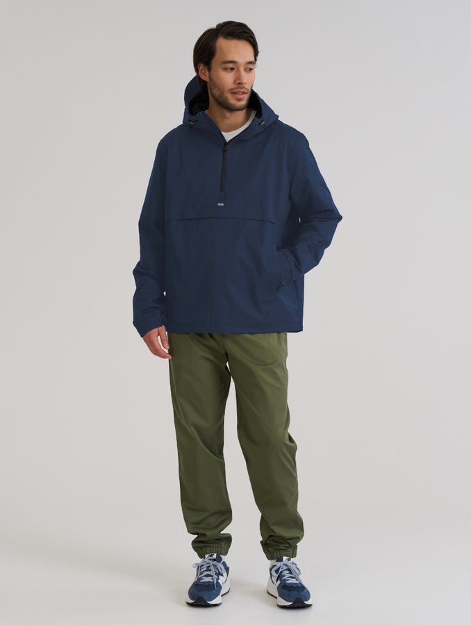 Lehto-anorakki, musteensininen