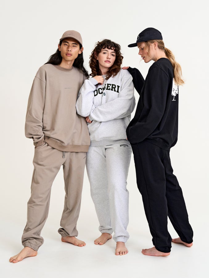 Maltti-collegepaita, taupe / printti