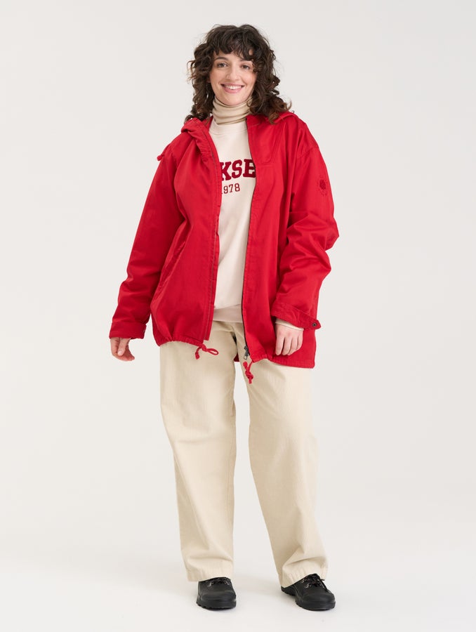 Vetoketjuanorakki, punainen