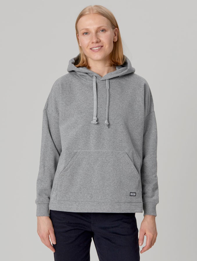 Boxy Hoodie, savunharmaa