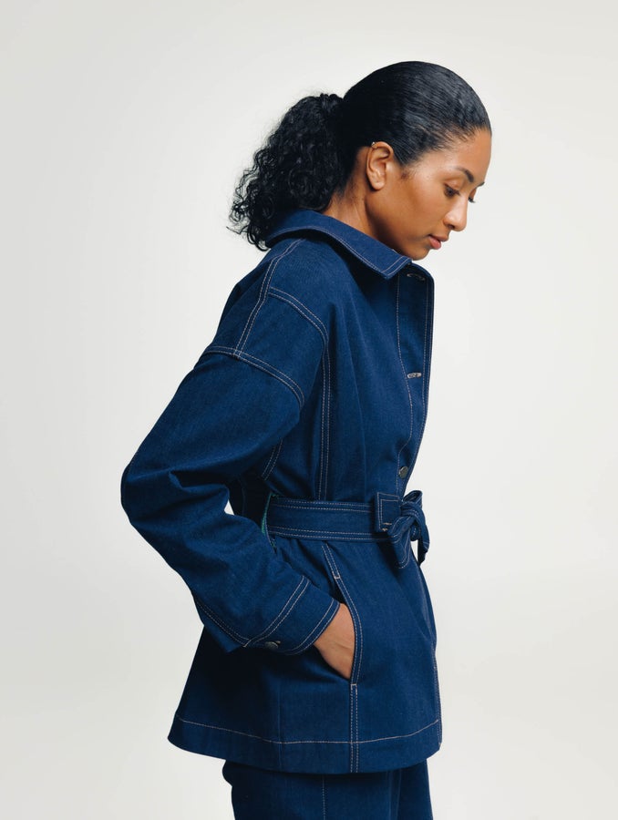 Laakso-farkkutakki, deniminsininen