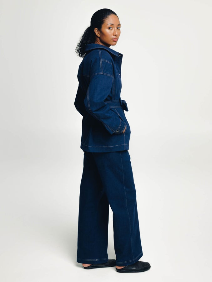 Laakso-farkkutakki, deniminsininen