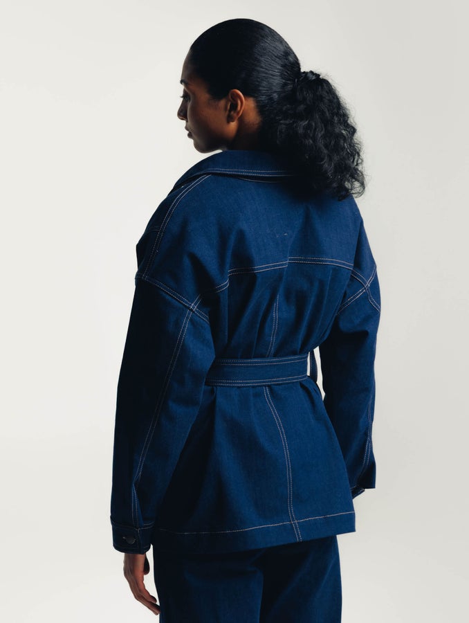 Laakso-farkkutakki, deniminsininen